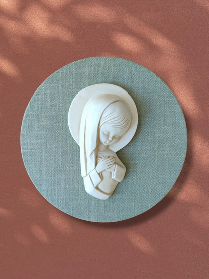 VIRGENCITA LINO VERDE