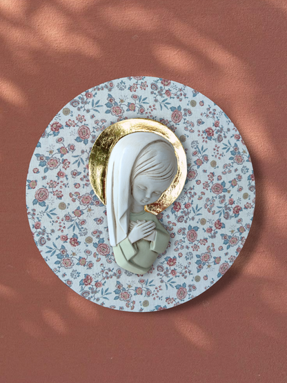 VIRGENCITA CON PAN DE ORO