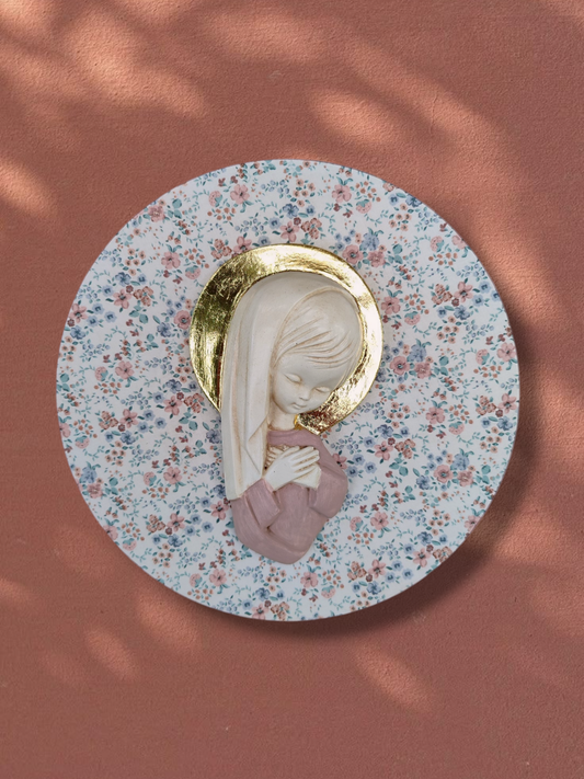 VIRGENCITA COTTON CON PAN DE ORO