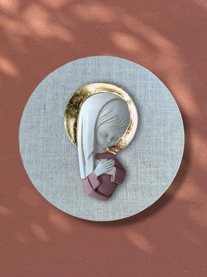 VIRGENCITA CON PAN DE ORO