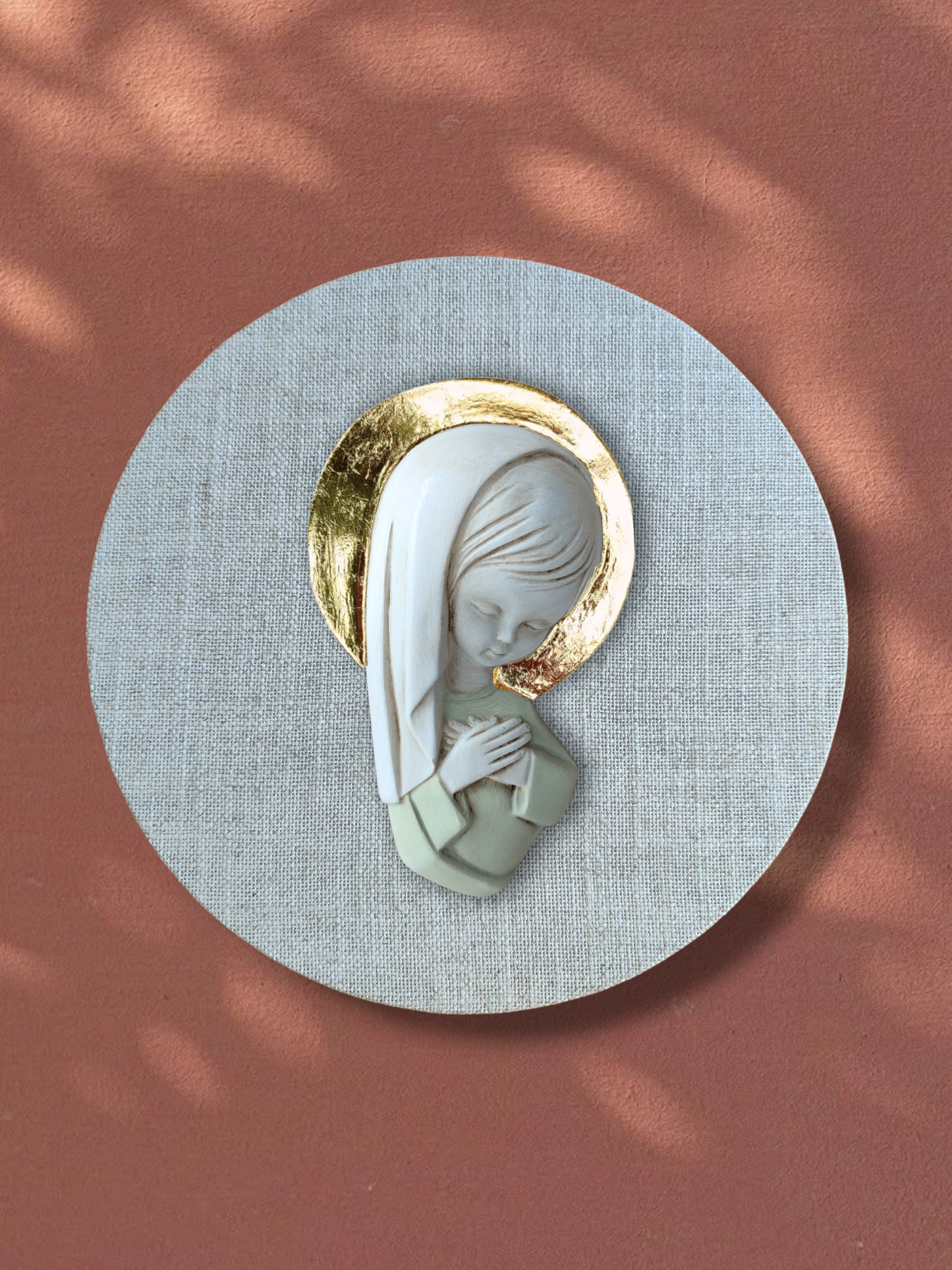 VIRGENCITA CON PAN DE ORO