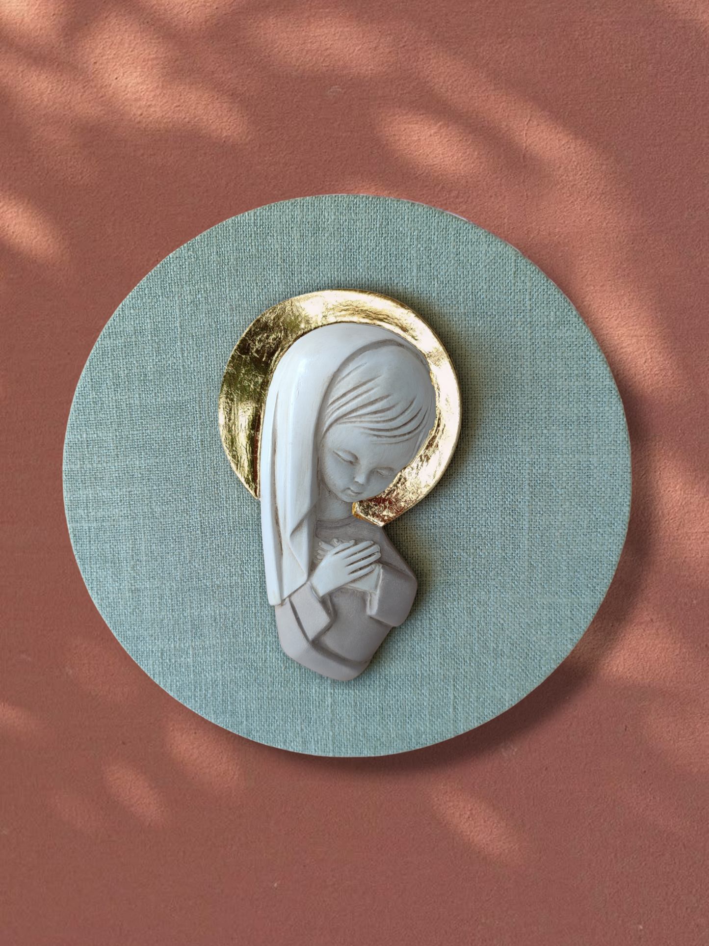 VIRGENCITA CON PAN DE ORO