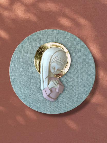 VIRGENCITA CON PAN DE ORO