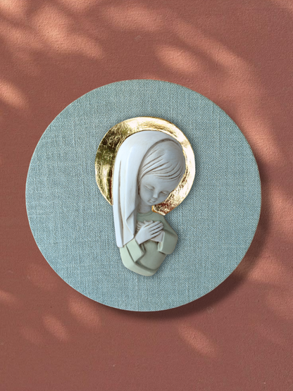 VIRGENCITA CON PAN DE ORO