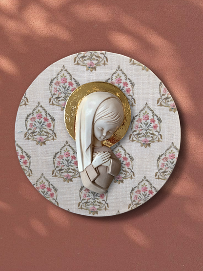 VIRGENCITA CON PAN DE ORO