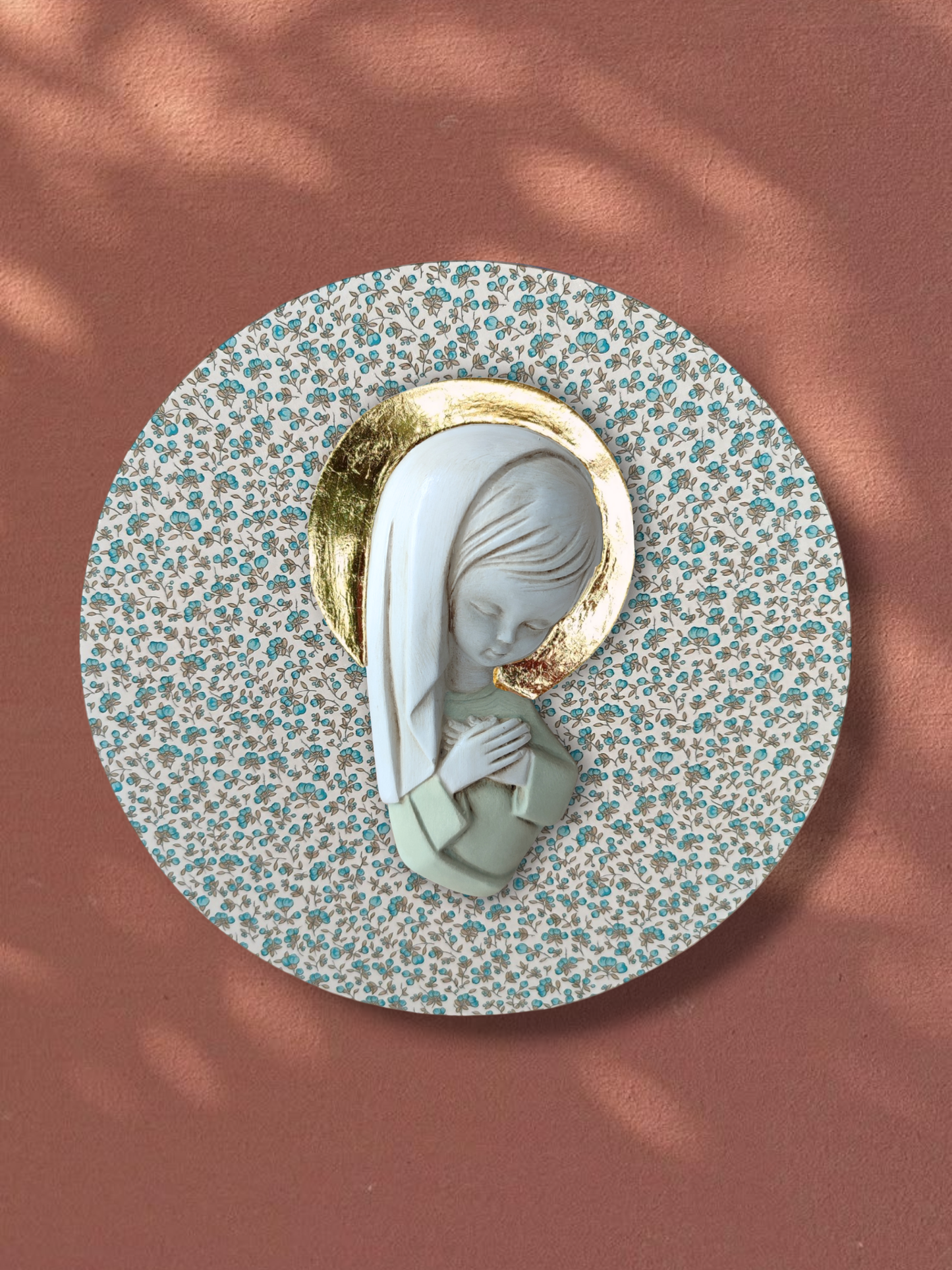 VIRGENCITA CON PAN DE ORO