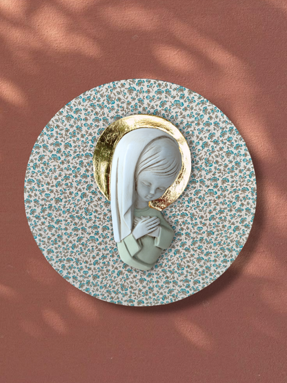 VIRGENCITA CON PAN DE ORO