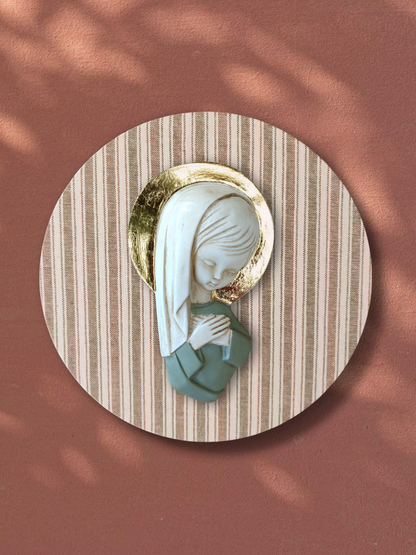 VIRGENCITA CON PAN DE ORO