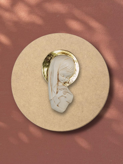 VIRGENCITA CON PAN DE ORO